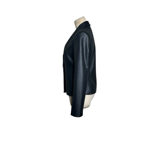 Forever 21 black one button fitted cocktail blazer size Small - Picture 9 of 10